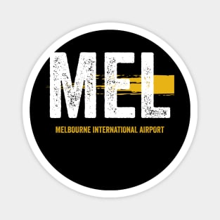 MEL Airport Code Melbourne International Airport Magnet